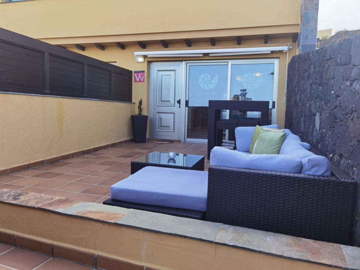 Nautilus I: Casa Con Terraza Y Vistas Al Mar Appartement La Caleta  Buitenkant foto